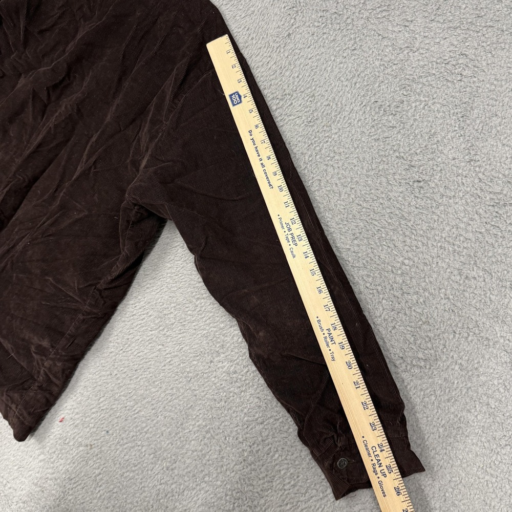 Haymaker Jacket Mens Medium Brown Corduroy Full Zip Lined Bomber Pockets Casual - Picture 9 of 11